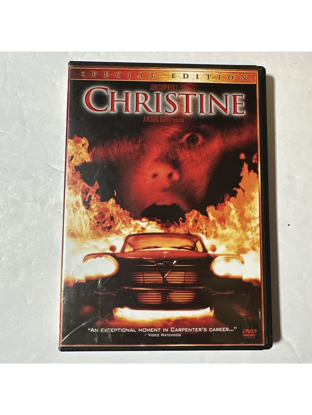 Christine (DVD, 1983) Authentic US Release Horror Nice Clean Disc Tested Works